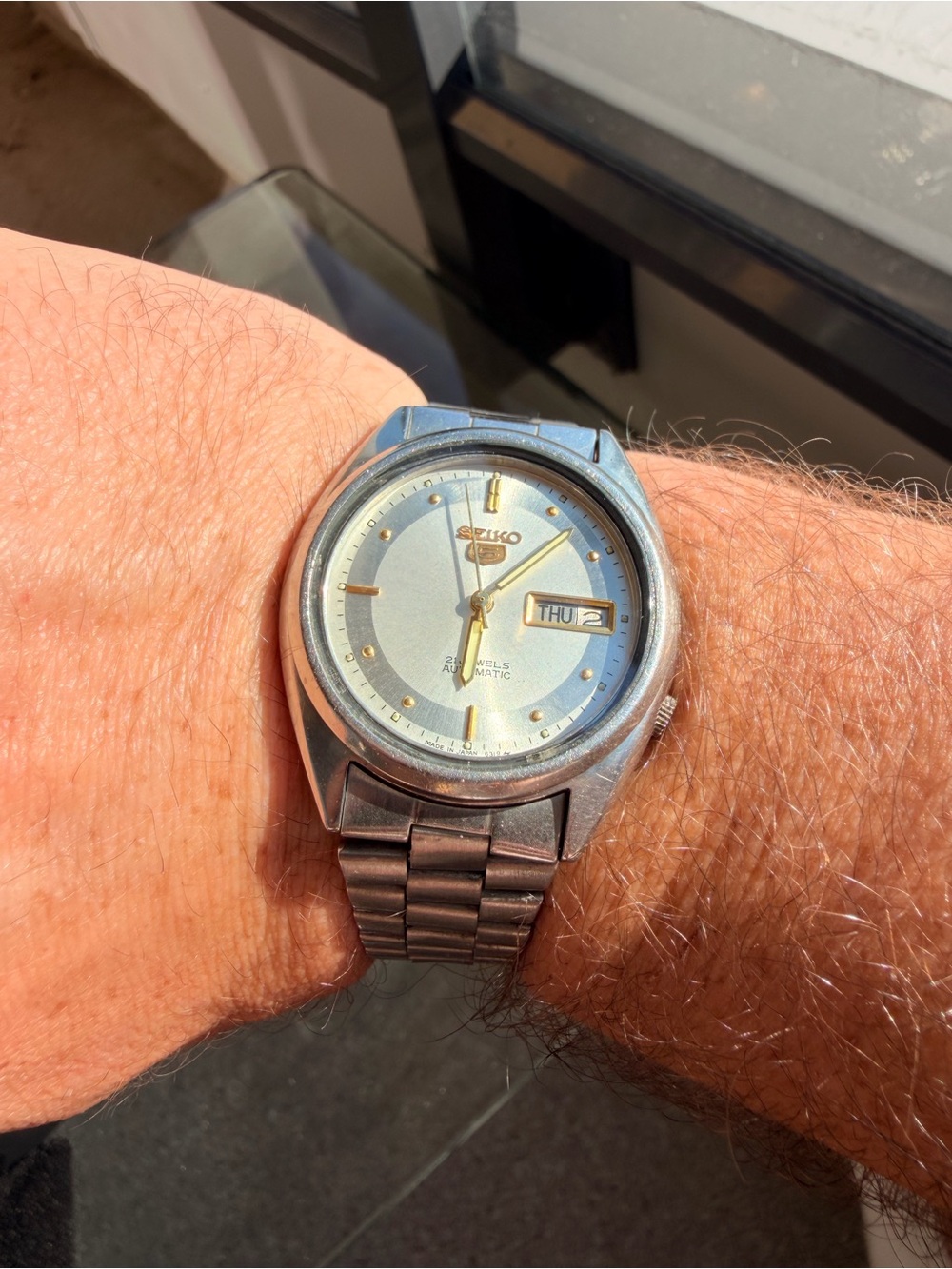 Vintage Silver Dial Seiko 5